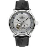 Zeppelin, Horloge, Friedrichshafen Open Hart, Zilver, (Skeletklok, 40 mm)