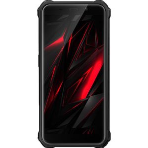 Fossibot F101 PRO (128 GB, Zwart geometrisch, Oranje Geometrisch, Krokodillenleer, 5.45"), Smartphone, Veelkleurig