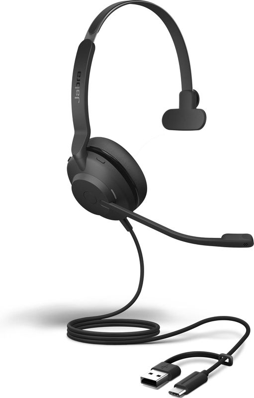 Jabra - Evolve2 30 SE - Kantoorheadset - Zwart - Bedraad - USB-A