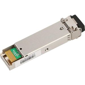 Extralink EX.13612 netwerk transceiver module Glasvezel SFP 1550 nm, Zendontvangers, Zilver