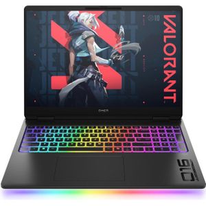 HP Omen Max 16" WQXGA Core Ultra 7 255HX 32GB/1TB SSD RTX 5070Ti Win11 Home - 16-ah0474ng (16", 1000 GB, 32 GB, Nummerblok, Intel Core Ultra 7 255HX), Notebook, Zwart