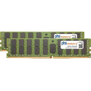 PHS-memory 64 GB (2x32 GB) Kit RAM-geheugen voor Fujitsu Primequest 2400E2 DDR4 RDIMM 2400MHz (Fujitsu Primequest 2400E2, 2 x 32GB), RAM Modelspecifiek