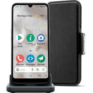 Doro 8100 Plus zonder voedingseenheid (32 GB, Zwart, 6.10", Enkele SIM, 4G), Smartphone, Zwart
