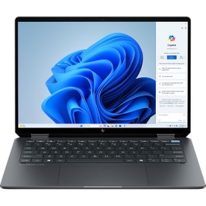 HP OmniBook Ultra Flip 14-fh0670ng (14", 1000 GB, 32 GB, DE, Intel Core Ultra 7 258V), Notebook, Grijs