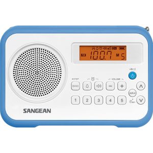 Sangean PR-D18 Draagbare Digitale Blauw (AM), Radio, Geel