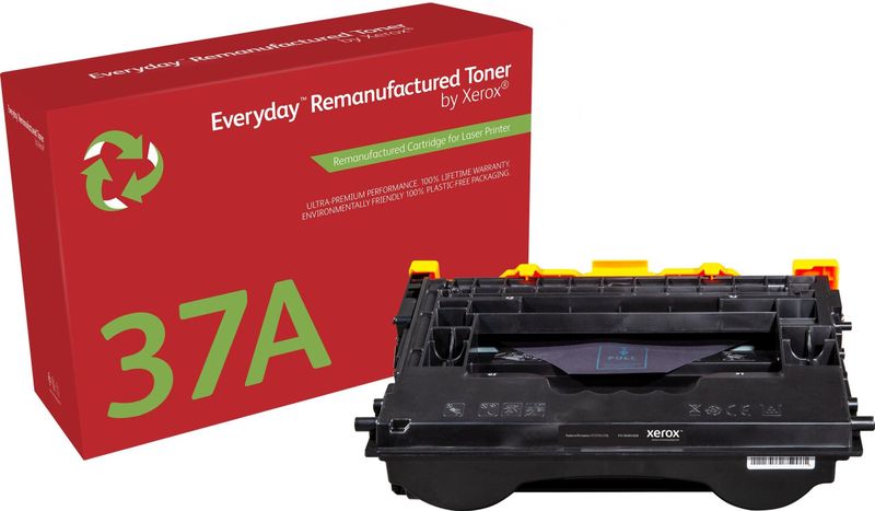 Everyday ™ Mono Remanufactured Toner van Xerox compatible met HP 37A (CF237A), Standaard capaciteit