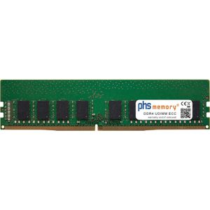 PHS-memory 16GB RAM-geheugen voor bluechip SERVERline T30306s E3-1220V6 DDR4 UDIMM ECC 2400MHz (bluechip SERVERline T30306s E3-1220V6, 1 x 16GB), RAM Modelspecifiek