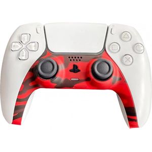 Piranha PS5 Controller Skins - Camo Rood (PS5), Accessoires voor spelcomputers, Veelkleurig
