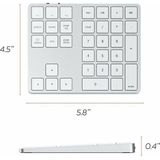 Satechi bluetooth extended keypad - Silver