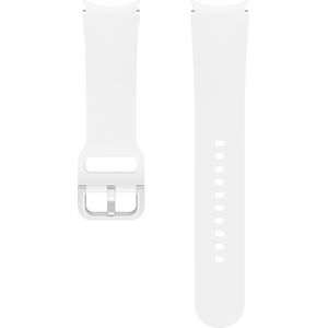 Samsung Sportarmband (20 mm, Fluorelastomeer, Galaxy Watch 4, Galaxy Horloge 5 Pro), Horlogebandjes, Wit