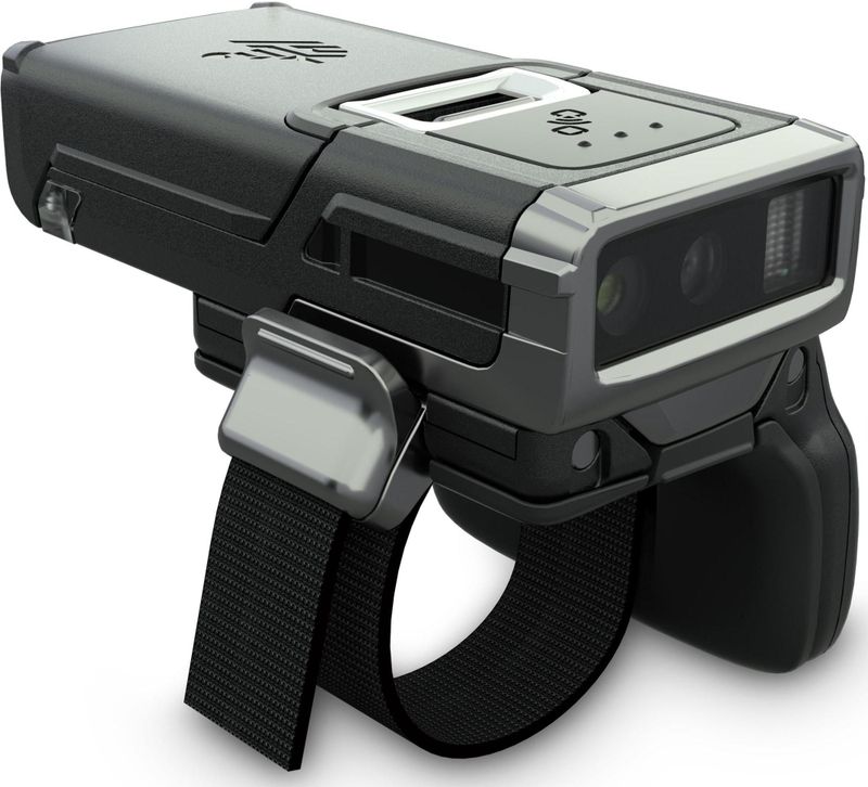 Zebra RS5100 ringscanner, SE4710 (2D-streepjescodes, 1D streepjescodes), Barcode scanner, Zwart