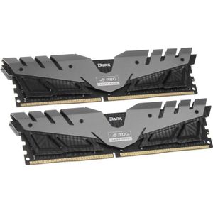 Team Group T-kracht donker ROG (2 x 8GB, 3000 MHz, DDR4 RAM, DIMM 288 pin), RAM, Grijs