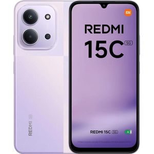 Xiaomi Redmi 15C 5G (256 GB, Schemerpaars, 6.90", Dubbele SIM, 5G), Smartphone, Paars