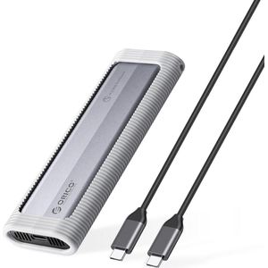 Orico - AXM2F - M.2 SATA SSD USB-C 3.2 Schijfbehuizing - Grijs - Aluminiumlegering