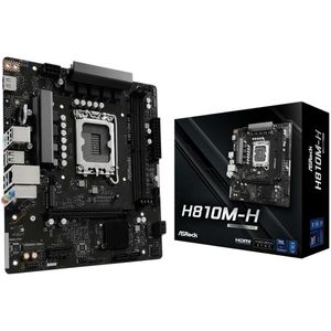 AsRock H810M-H - Moederbord - Micro-ATX - DDR5 - Gigabit-LAN - LGA 1851