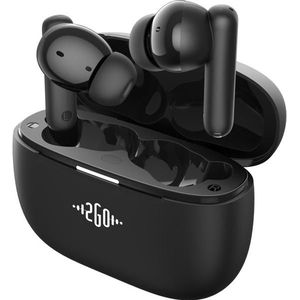 2GO Bluetooth Headset Acoustic Focus Echt Draadloos Stereo (ANC, 5 h, Draadloze), Koptelefoon, Zwart