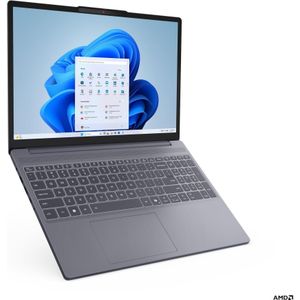 Lenovo IdeaPad Slim 3 (15.30", 512 GB, 16 GB, DE, AMD Ryzen 5 7535HS), Notebook, Grijs