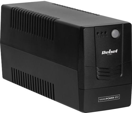Rebel Ononderbreekbare computer UPS model Nanopower 850 (offline 850VA / 480W 230 V 50Hz), UPS