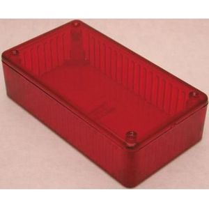 Hammond Infrarood polycarbonaat doos 112x62x27mm (Diverse), Elektronica benodigdheden + Behuizing, Rood