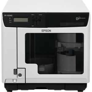 Epson Discproducer PP-100NII - Disc-kopieerapparaat - Slots: 100 - DVD±R (±R DL) (Inktpatroon, Kleur), Printer, Zwart, Grijs