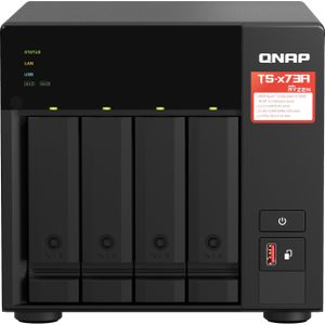 QNAP TS-473A NAS Tower Ethernet LAN Zwart V1500B