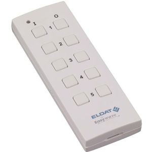 Eldat Handzender RT34-5005-01-02K 5-kanaals, signaalwit RAL9003, Automatisering