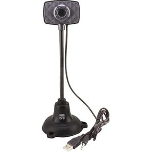 Xtreme 33855 webcam 640 x 480 Pixel USB / 3,5 mm Zwart, Grijs (0.31 Mpx), Webcam, Zwart, Grijs