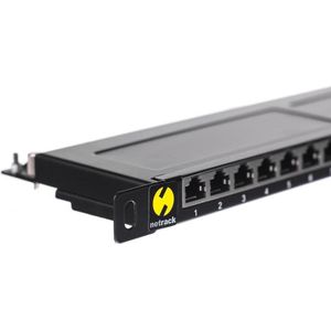 Netrack 104-13 patchpanel 19 24, Server accessoires, Zwart