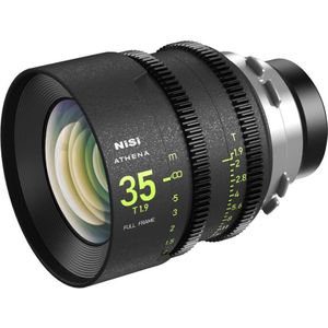 NiSi - 35mm T1.9 (PL-mount) Cinema Lens - Full Frame - 80 mm Frontdiameter