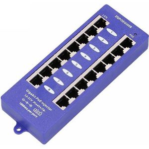 OEM POE-injector 8-poorts Gigabit POE8PG, PoE-injector