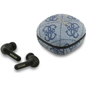 Guess PU 4G Script Logo ENC TWS Wireless Earphones - blue (Draadloze), Koptelefoon