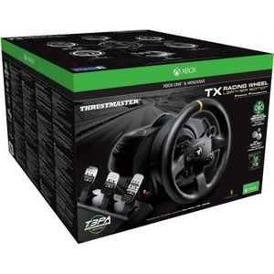 Thrustmaster TX Racing Wheel Leer Ed (PC, Xbox One X), Controller, Zwart