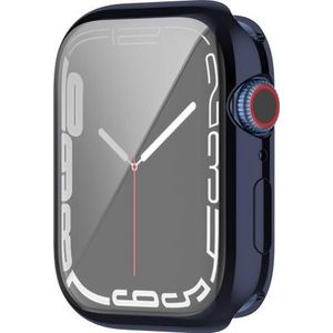 Cover-Discount Apple Watch 41mm - Rubberen beschermhoesje donkerblauw, Sporthorloge + Smartwatch-accessoires, Blauw