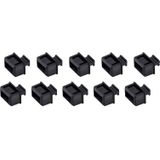10-pack SFP-Stofkapjes - Glasvezel - TPE - Netwerk-Switchbescherming
