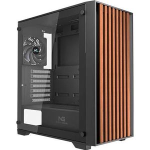 Nordic Ratatosk gamen (Mini-ITX, mATX, ATX), PC-behuizing, Bruin, Zwart