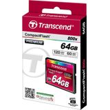 Transcend - 800x Compactflash - Geheugenkaart - 64GB - UDMA 7