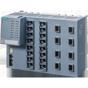 Siemens Scalance (24 ports), Netwerkschakelaar, Grijs