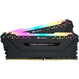 Corsair Vengeance RGB Pro (2 x 16GB, 2933 MHz, DDR4 RAM, DIMM 288 pin), RAM, Zwart