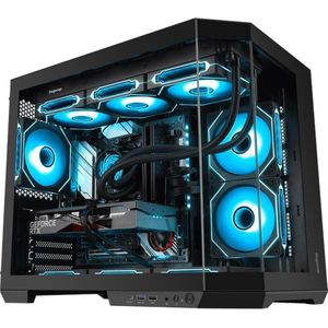 Segotep Lumi 3T Case Black (Mini-ITX), PC-behuizing, Zwart