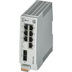 Phoenix Contact FL SWITCH 2207-FX Managed Network Switch 7 Port 10 / 100 MBit/s (7 ports), Netwerkschakelaar