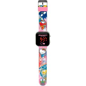 Hello Kitty - Digitale LED-Horloge - Zacht Siliconen Band - Officiële Verpakking