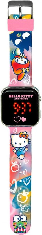 Hello Kitty - Digitale LED-Horloge - Zacht Siliconen Band - Officiële Verpakking
