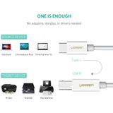 Ugreen - US241 - USB-C naar USB-B Kabel - Zwart - 2m - 480Mb/s