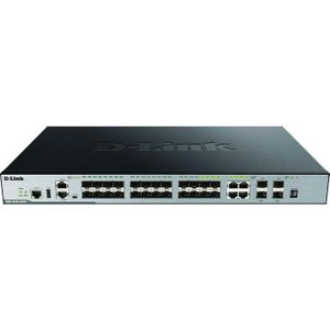 D-link - DGS-3630-28SC Switch - Gigabit Ethernet - Beveiliging - Layer 3
