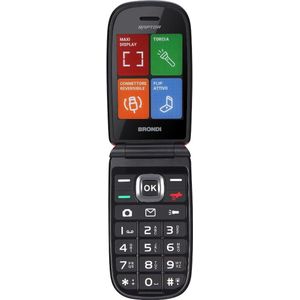 Brondi Raptor 2.8' Dual Sim Sneltoetsen (2.80", 1.30 Mpx, 2G), Sleutel mobiele telefoon, Oranje