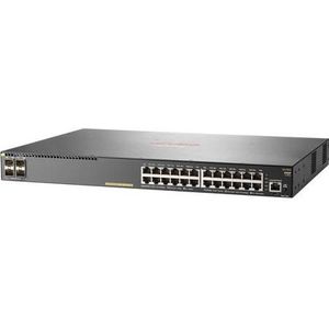 HPE Aruba 2930F 24G PoE+ 4SFP, Managed, L3, Gigabit Ethernet (10/100/1000), P (24 ports), Netwerkschakelaar, Grijs