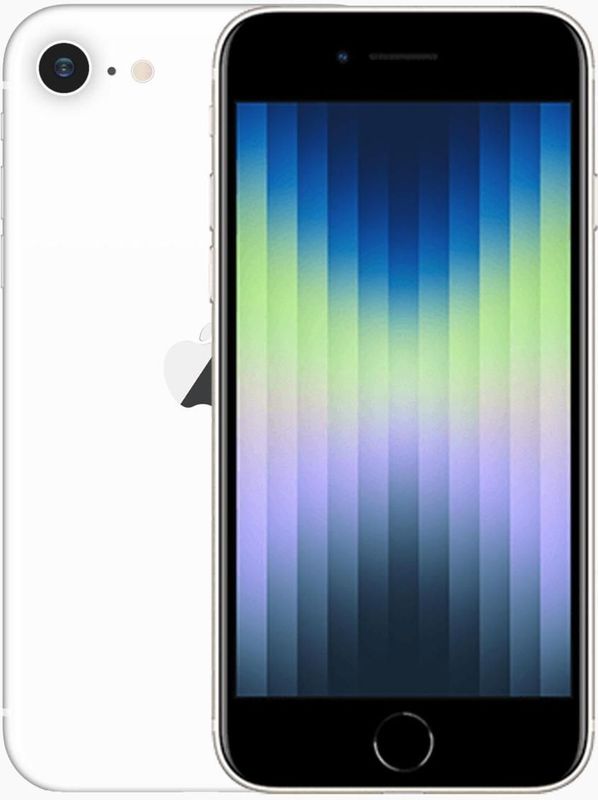 Forza - Apple iPhone SE 2022 - Mobiele Telefoon - Wit - 64 GB - Dubbele SIM