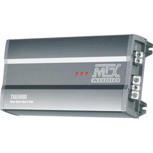 MTX Audio MTX TX6500D versterker 12V mono klasse D blok 1 x 500 W RMS aluminium (Vermogensversterker), Stereoversterker, Grijs