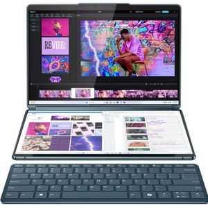 Lenovo YOGABOOK 9 13IMU9 COREULT7 16GB (13.30"", Intel Core Ultra 7 155U, 16 GB, 1000 GB, NL), Notebook, Turkoois