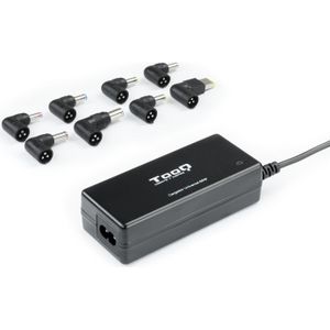 Tooq Technology TQLC-65BS02AT (65 W), Voeding voor notebooks, Zwart